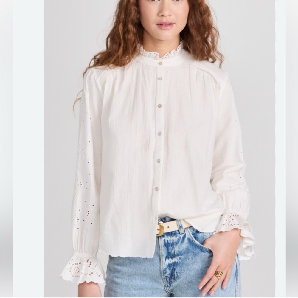 Ba&sh Feely Ruffle Blouse - Picture 9 of 9